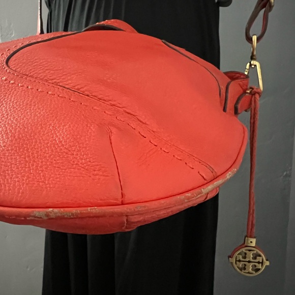 Tory Burch Fire Orange Amalie 2 way bag - Picture 7 of 16